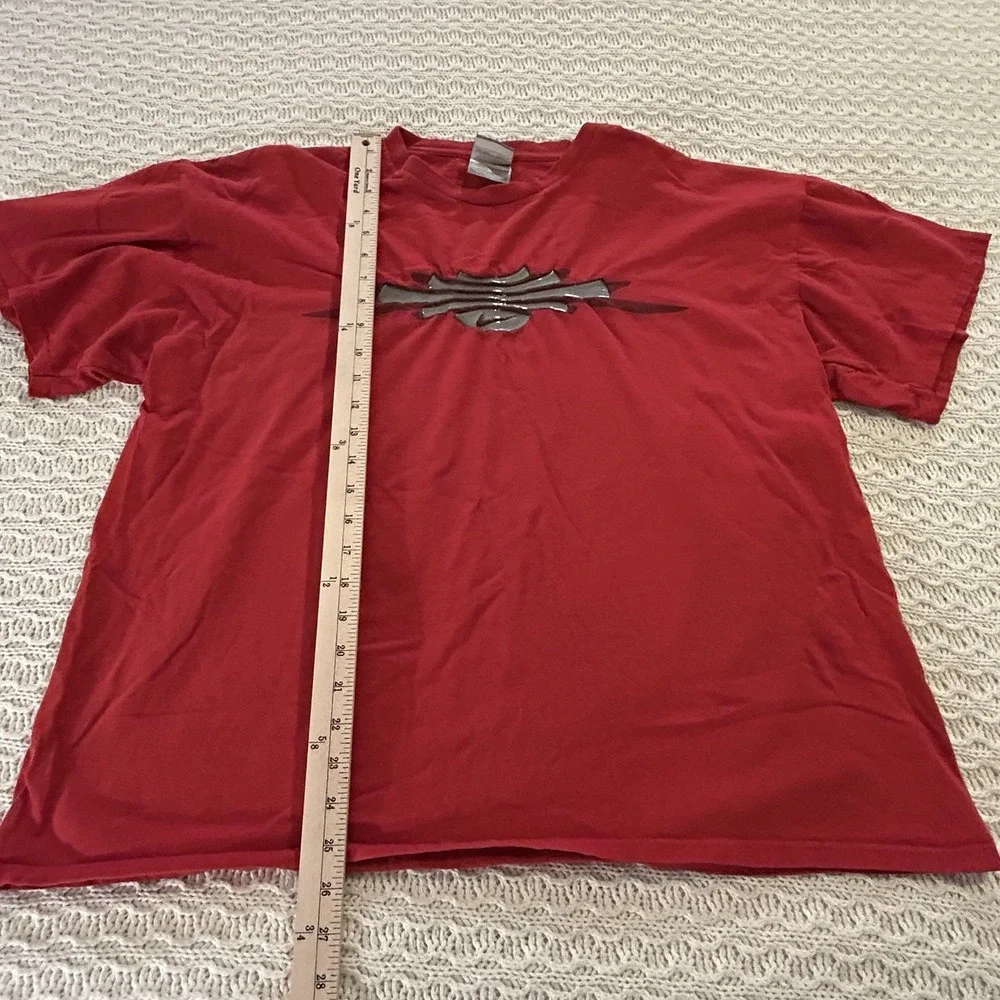 Vintage Nike Red Y2K Men's XL‎ Tee Shirt 100% Cotton